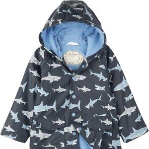 Hatley Blue Shark Little Kid/Toddler Raincoat 4